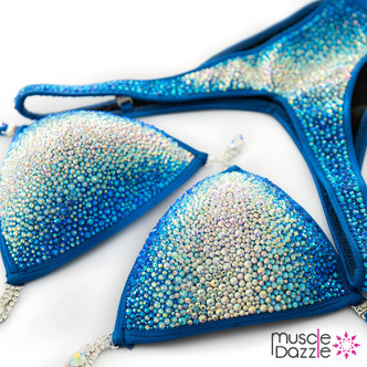 Royal Blue Figure Competition Suit
